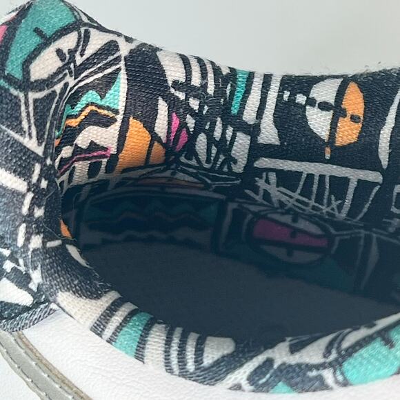 Nike Air Force 1 GS Sneakers White Multicolor 596728-100 Big Kids Youth 5.5 - Picture 11 of 14